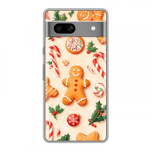 Дизайнерский силиконовый чехол для Google Pixel 7A Новый год