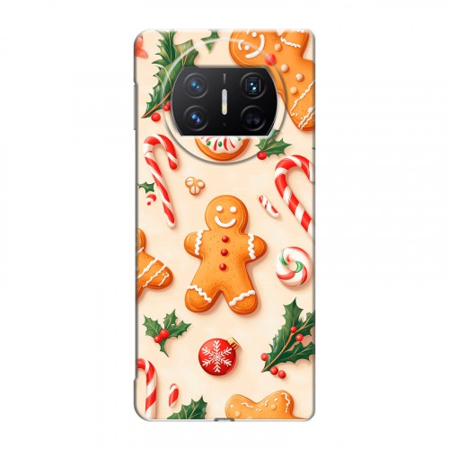 Дизайнерский пластиковый чехол для Huawei Mate X3 Новый год