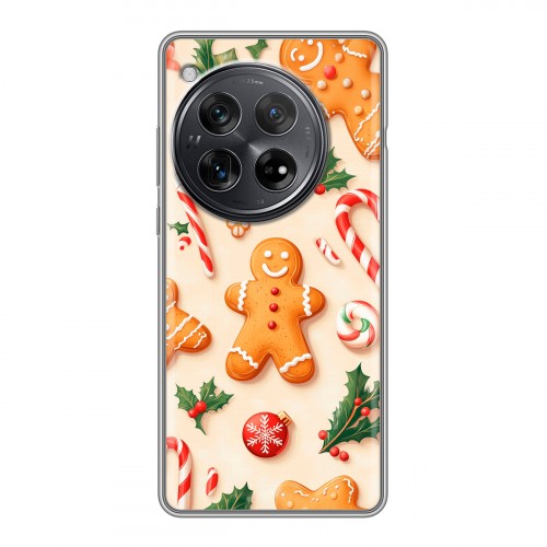 Дизайнерский силиконовый чехол для OnePlus 12 Новый год