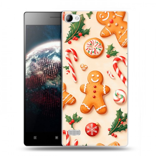 Дизайнерский пластиковый чехол для Lenovo Vibe X2 Новый год