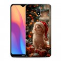 Дизайнерский пластиковый чехол для Xiaomi RedMi 8A Новый год