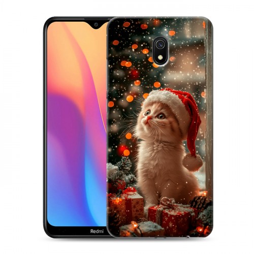 Дизайнерский пластиковый чехол для Xiaomi RedMi 8A Новый год