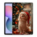 Дизайнерский силиконовый чехол для Samsung Galaxy Tab S6 Lite Новый год