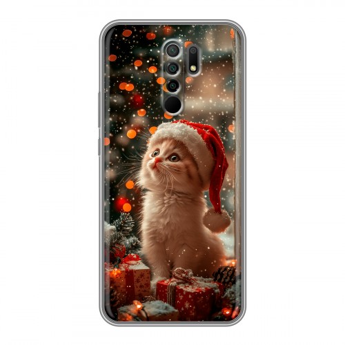 Дизайнерский силиконовый чехол для Xiaomi RedMi 9 Новый год