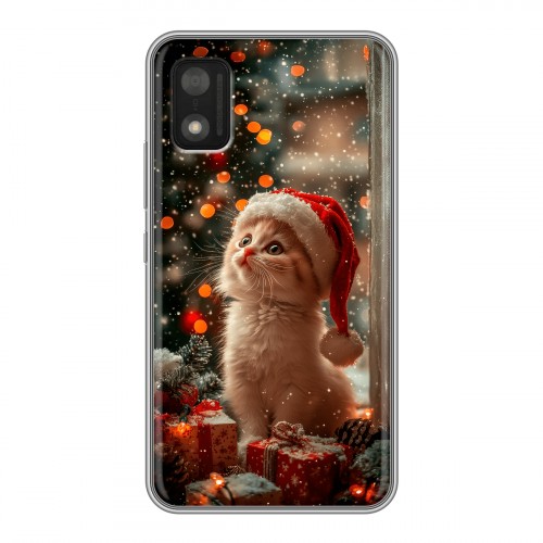 Дизайнерский силиконовый чехол для Itel A17 Новый год