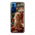 Дизайнерский силиконовый чехол для Tecno Pova 4 Новый год