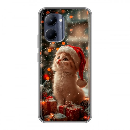 Дизайнерский силиконовый чехол для Realme C33 Новый год
