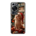 Дизайнерский силиконовый чехол для Huawei P60 Новый год