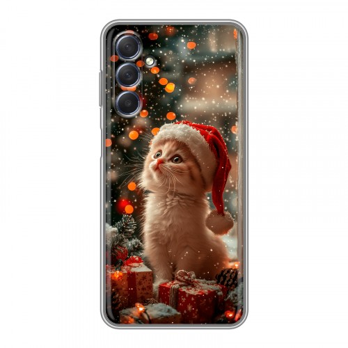 Дизайнерский силиконовый чехол для Samsung Galaxy M54 Новый год
