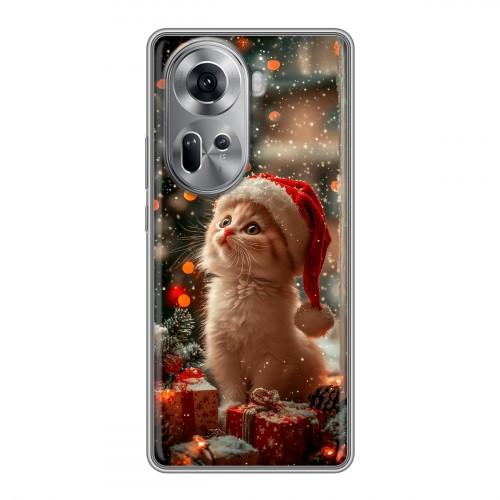 Дизайнерский силиконовый чехол для OPPO Reno 11 Новый год