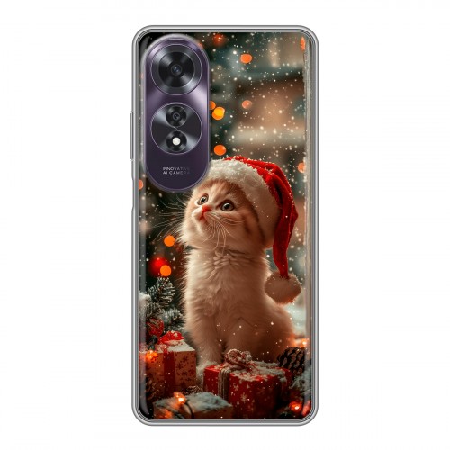 Дизайнерский силиконовый чехол для OPPO A60 Новый год