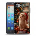 Дизайнерский пластиковый чехол для Lenovo Vibe Z Новый год