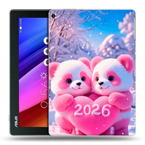 Дизайнерский силиконовый чехол для ASUS ZenPad 10 Новый год