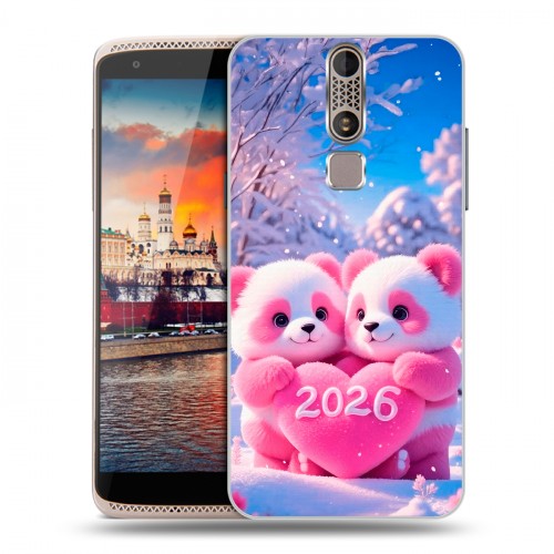 Дизайнерский пластиковый чехол для ZTE Axon Mini Новый год