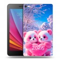 Дизайнерский силиконовый чехол для Huawei MediaPad T2 7.0 Pro Новый год