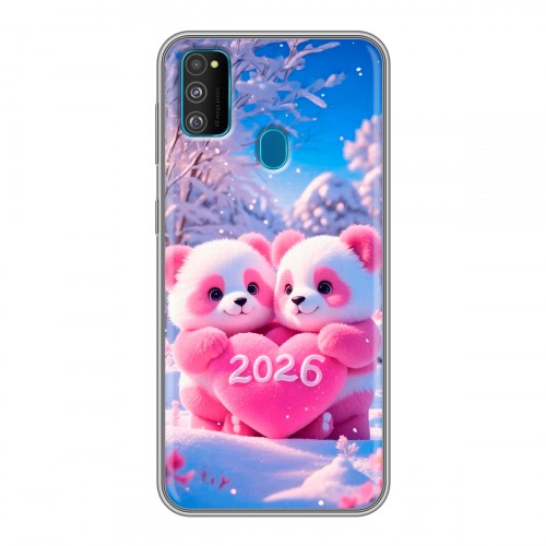 Дизайнерский силиконовый чехол для Samsung Galaxy M30s Новый год
