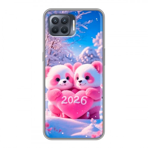 Дизайнерский силиконовый чехол для OPPO Reno4 Lite Новый год