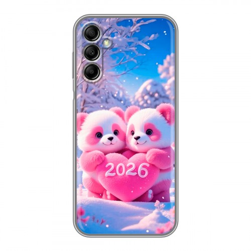 Дизайнерский силиконовый чехол для Samsung Galaxy A14 Новый год