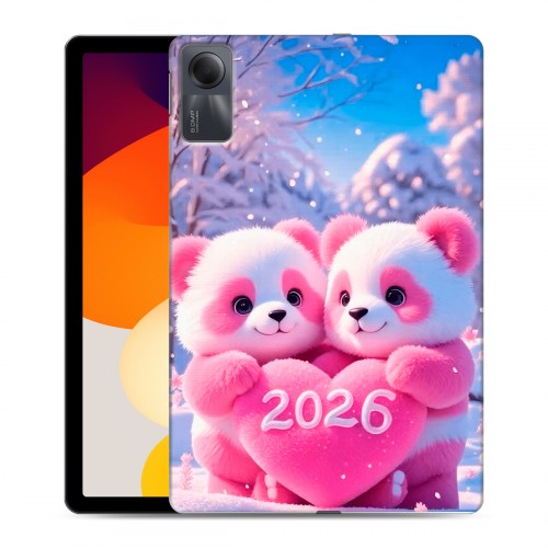 Дизайнерский силиконовый чехол для Xiaomi RedMi Pad SE Новый год