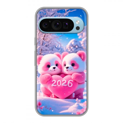 Дизайнерский силиконовый чехол для Google Pixel 9 Новый год