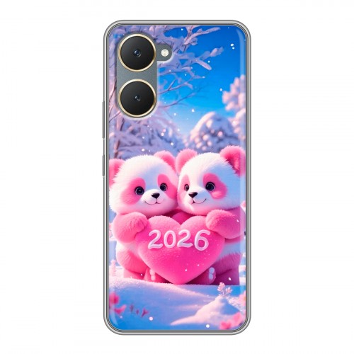 Дизайнерский силиконовый чехол для Vivo Y03 Новый год