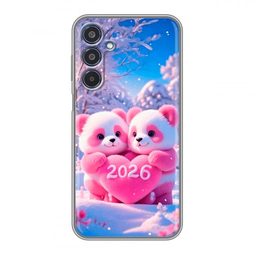 Дизайнерский силиконовый чехол для Samsung Galaxy M35 Новый год