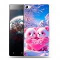 Дизайнерский пластиковый чехол для Lenovo Vibe X2 Новый год