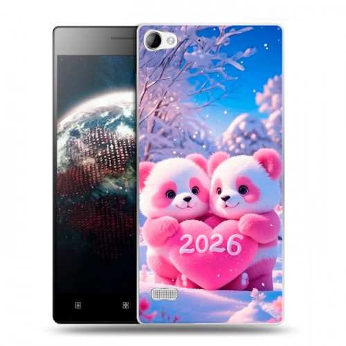 Дизайнерский пластиковый чехол для Lenovo Vibe X2 Новый год