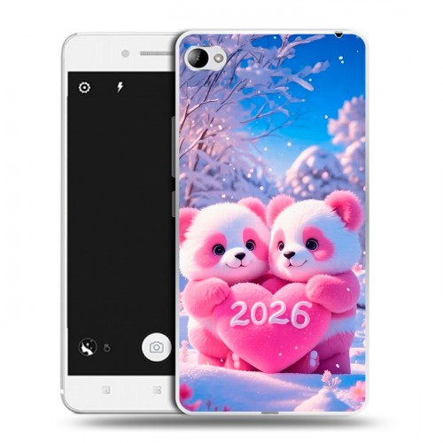 Дизайнерский пластиковый чехол для Lenovo S90 Новый год