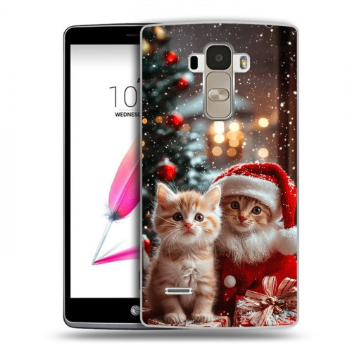 Дизайнерский пластиковый чехол для LG G4 Stylus Новый год