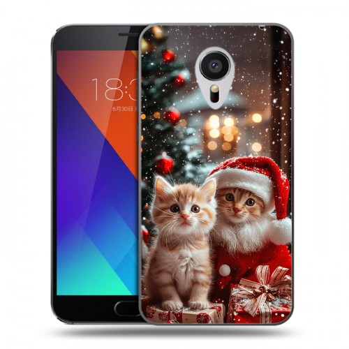 Дизайнерский пластиковый чехол для Meizu MX5 Новый год