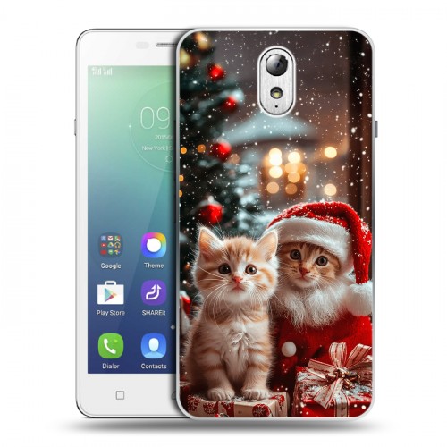 Дизайнерский силиконовый чехол для Lenovo Vibe P1m Новый год