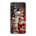 Дизайнерский силиконовый чехол для Huawei P10 Lite Новый год