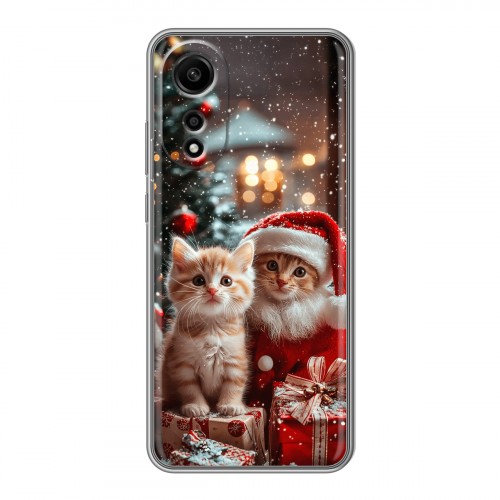 Дизайнерский силиконовый чехол для OPPO A78 4G Новый год