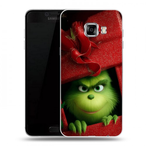 Дизайнерский пластиковый чехол для Samsung Galaxy C5 Новый год