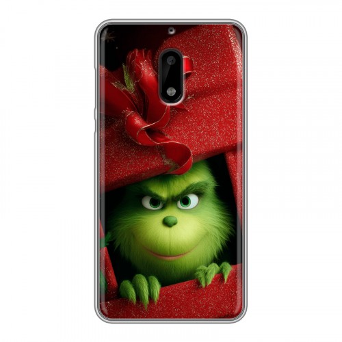 Дизайнерский пластиковый чехол для Nokia 6 Новый год