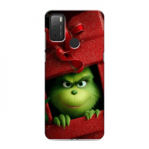 Дизайнерский силиконовый чехол для Alcatel 3L (2021) Новый год