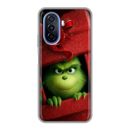 Дизайнерский силиконовый чехол для Huawei Nova Y70 Новый год