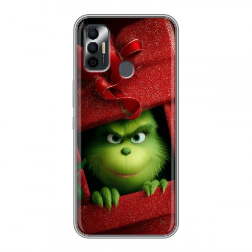 Дизайнерский силиконовый чехол для Tecno Spark 7 Новый год