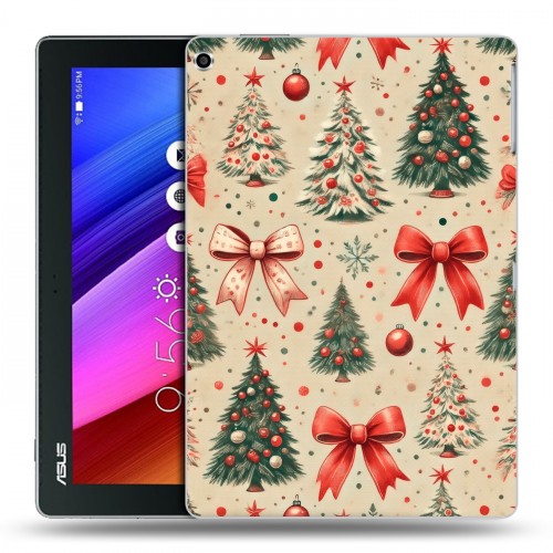 Дизайнерский силиконовый чехол для ASUS ZenPad 10 Новый год