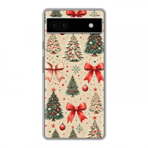 Дизайнерский силиконовый чехол для Google Pixel 6a Новый год