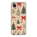 Дизайнерский силиконовый чехол для Realme C30s Новый год