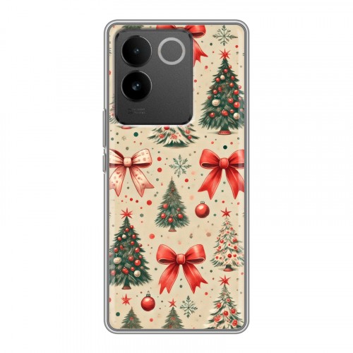 Дизайнерский силиконовый чехол для Vivo S17e Новый год