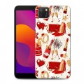 Дизайнерский силиконовый чехол для Huawei Honor 9S Новый год