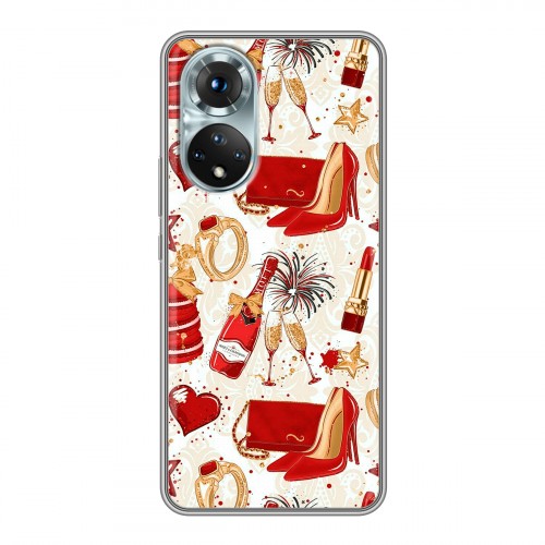 Дизайнерский силиконовый чехол для Huawei Honor 50 Новый год