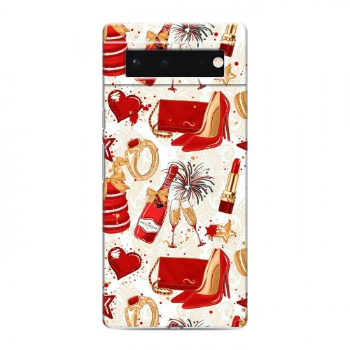Дизайнерский силиконовый чехол для Google Pixel 6 Новый год