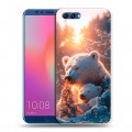 Дизайнерский пластиковый чехол для Huawei Honor View 10 Новый год