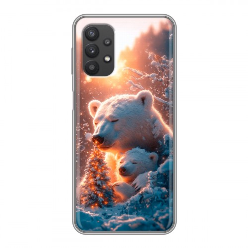 Дизайнерский силиконовый чехол для Samsung Galaxy A32 Новый год