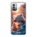 Дизайнерский силиконовый чехол для Nokia G11 Новый год