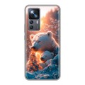 Дизайнерский силиконовый чехол для Xiaomi 12T Новый год